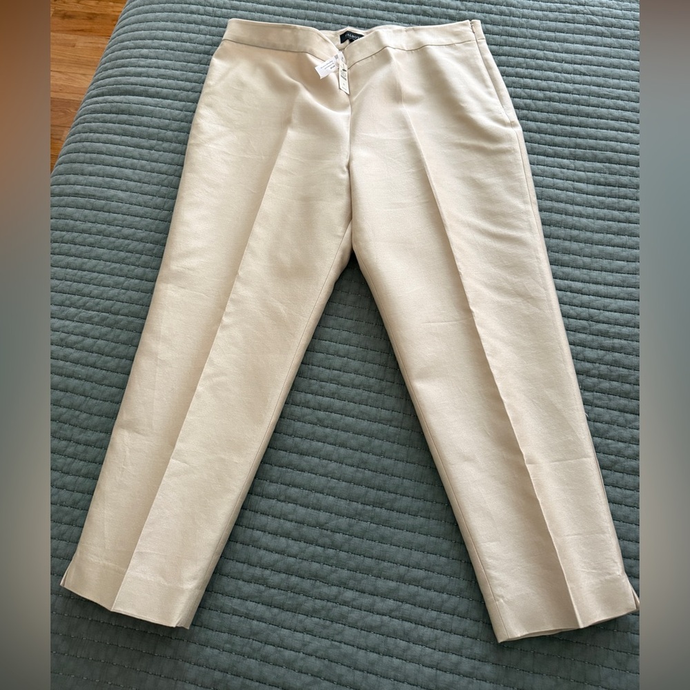 Talbots Heritage Silk blend ankle pant